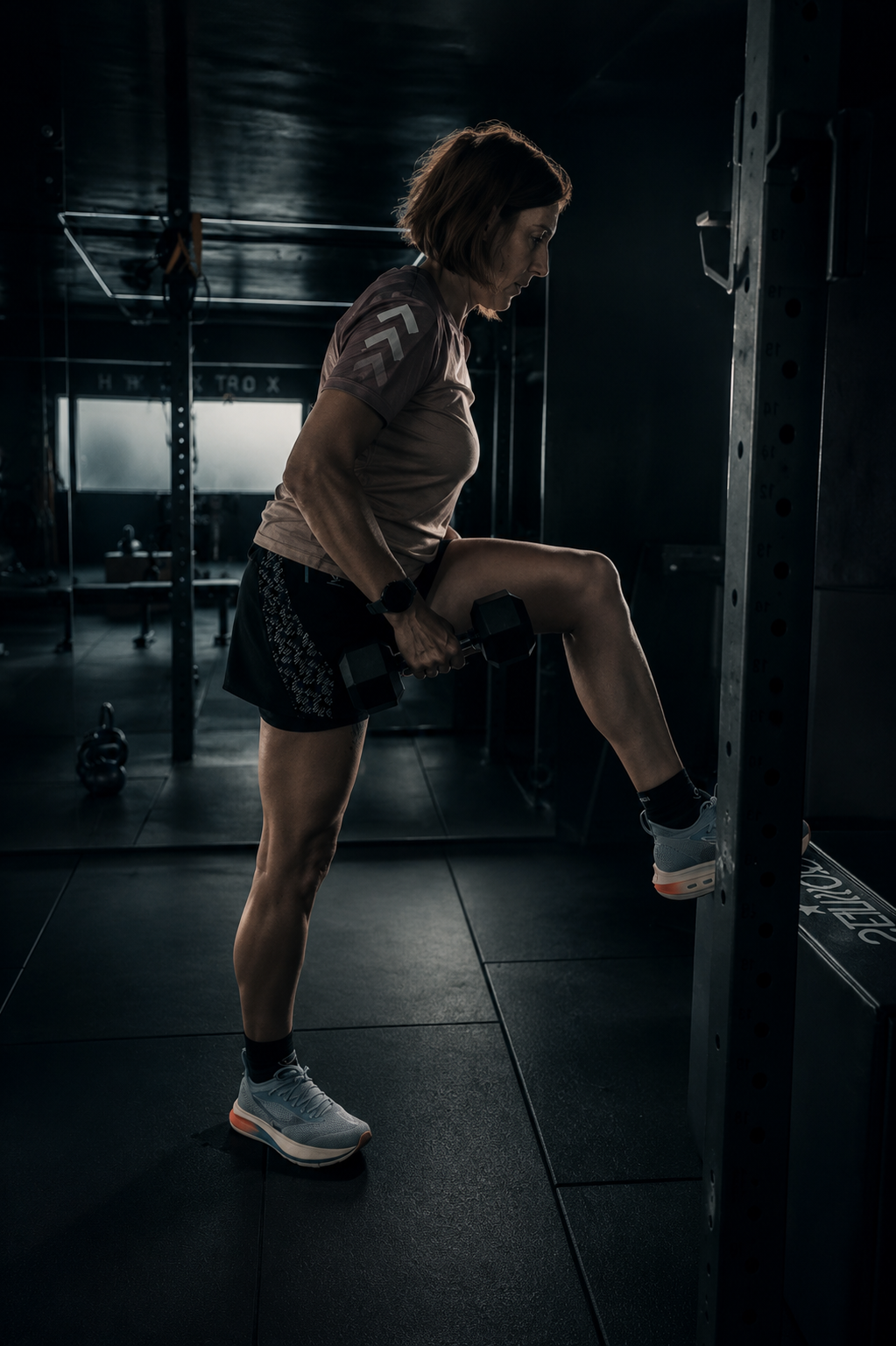 Marie en training